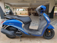 Blue Yamaha Fascino