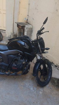 Black Honda CB Trigger