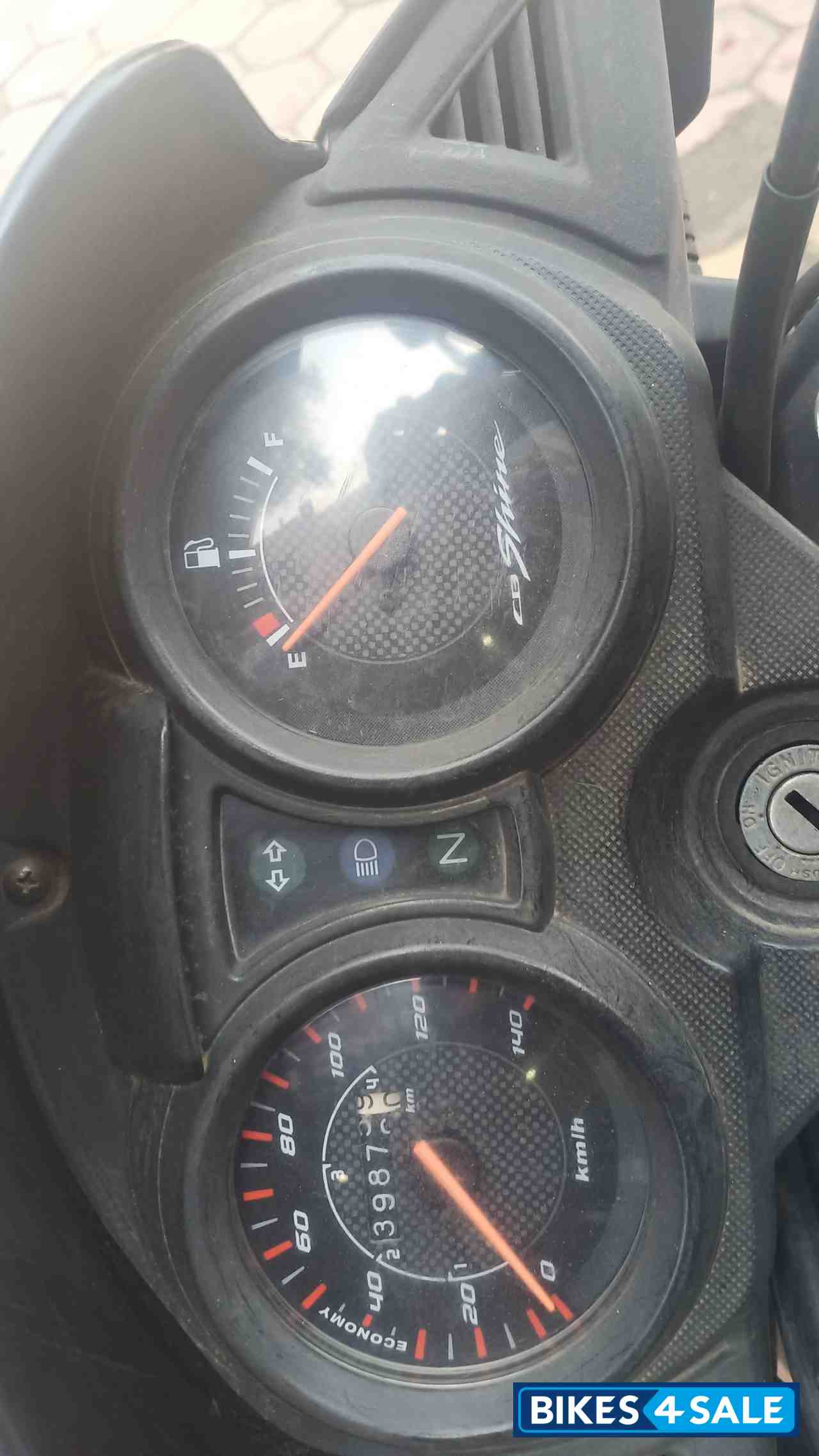 Black Honda CB Shine