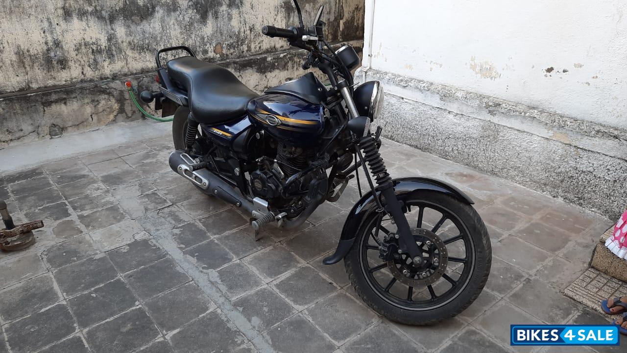 Dark Blue Bajaj Avenger Street 150
