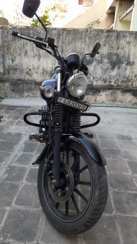 Dark Blue Bajaj Avenger Street 150