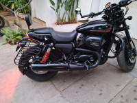 Vivid Black Harley Davidson Street Rod