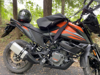 Orange KTM 390 Adventure