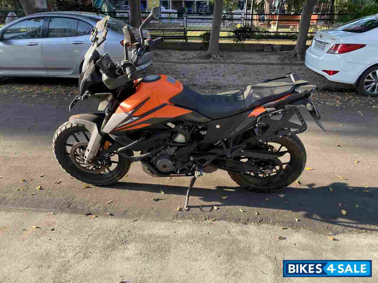 Orange KTM 390 Adventure