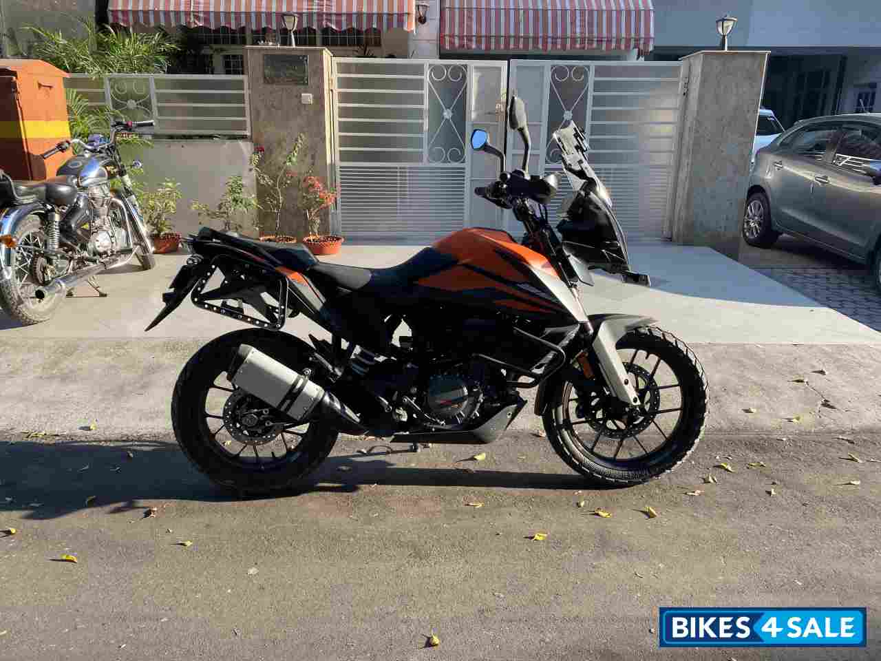 Orange KTM 390 Adventure