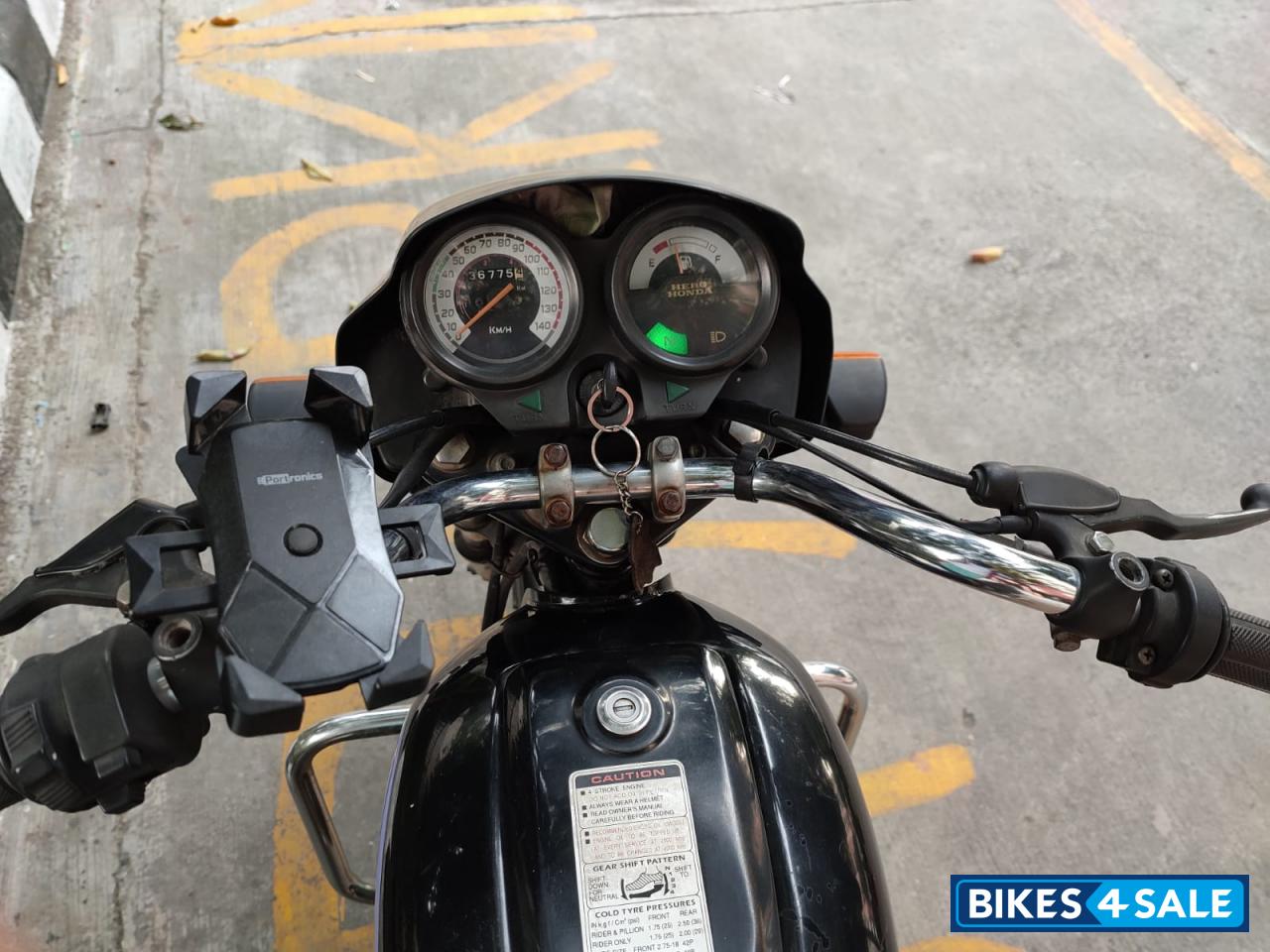 Black Blue Hero Splendor Plus