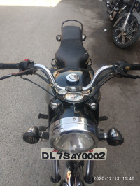 Black Royal Enfield Bullet Electra