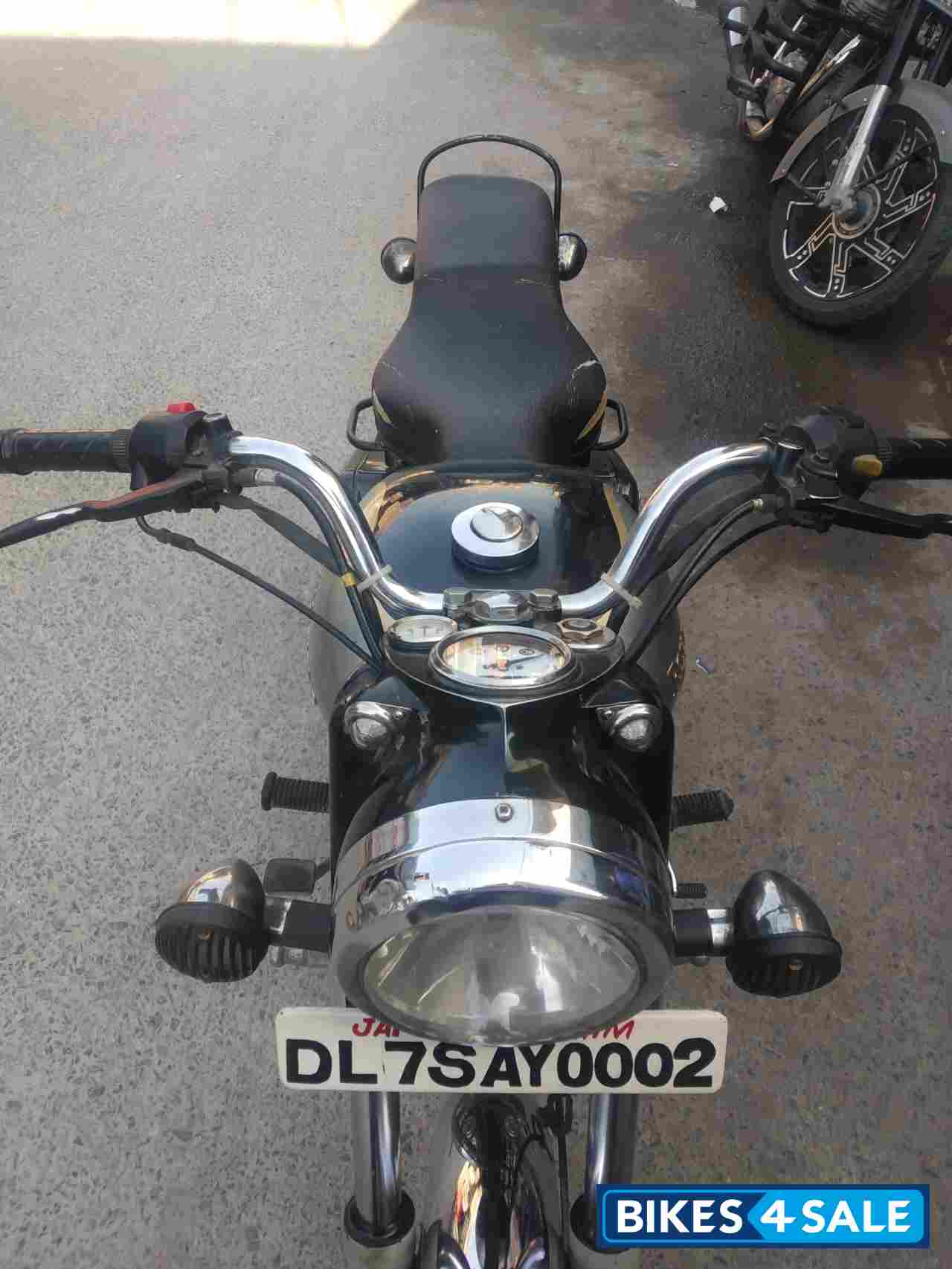 Black Royal Enfield Bullet Electra