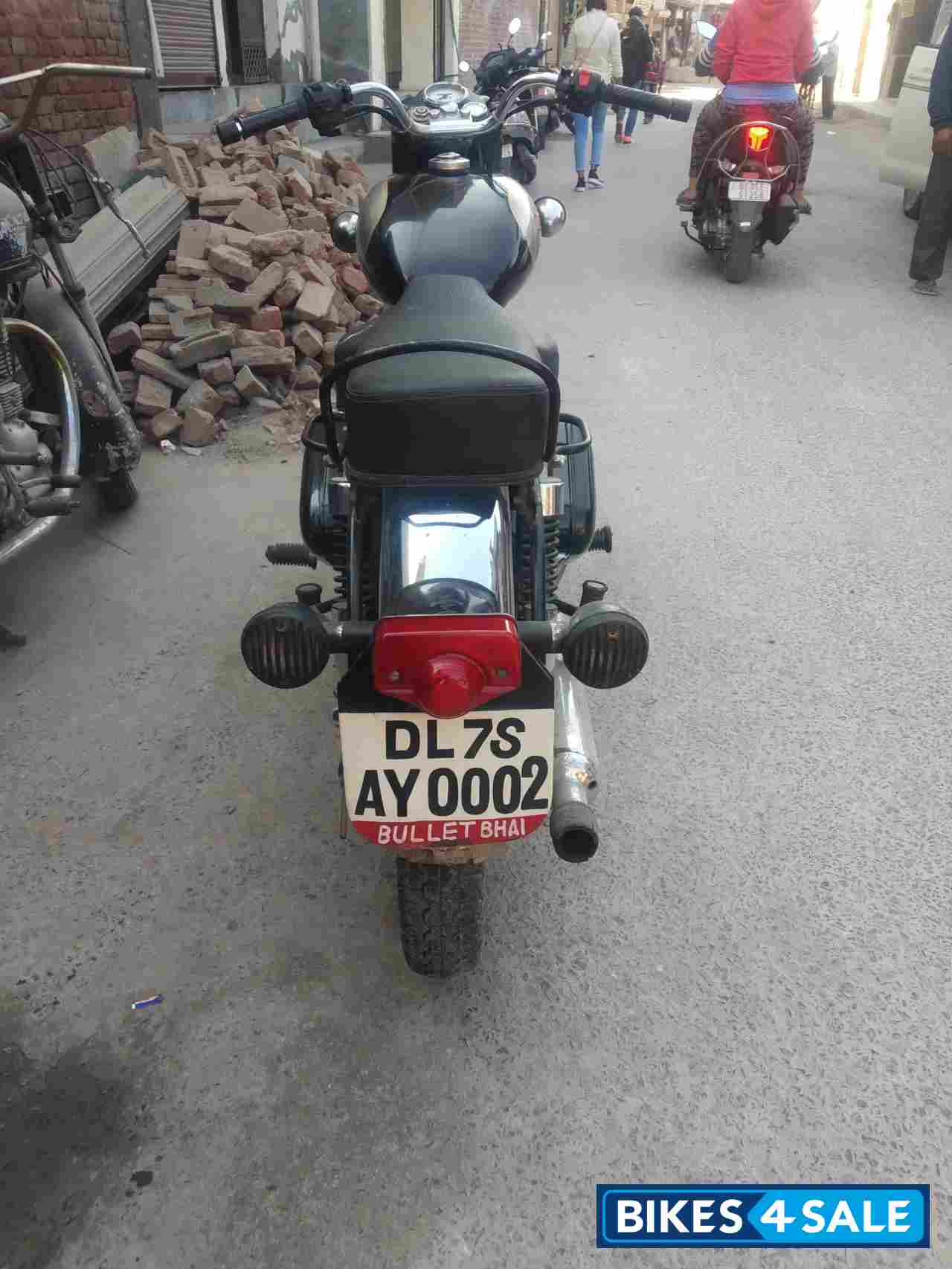 Black Royal Enfield Bullet Electra