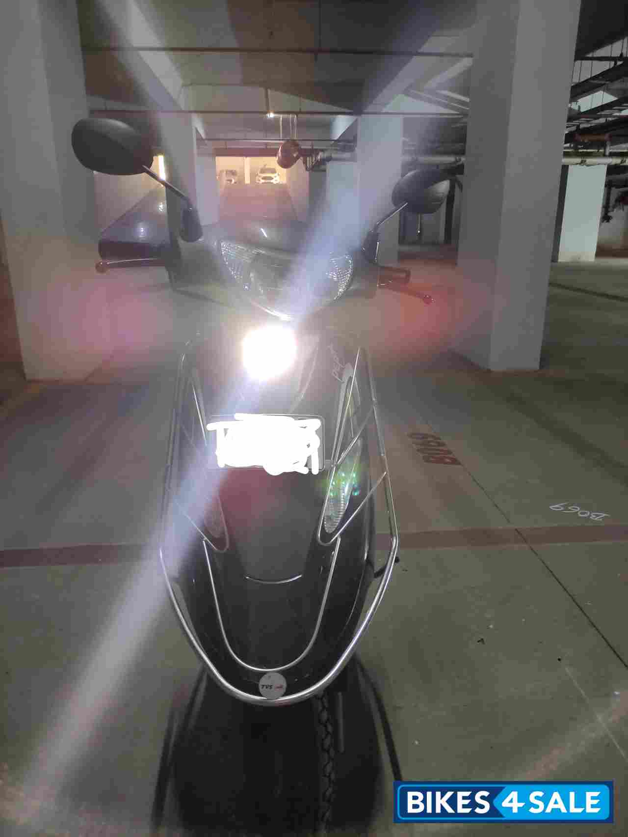 Top Frost Black TVS Scooty Pep Plus BS6