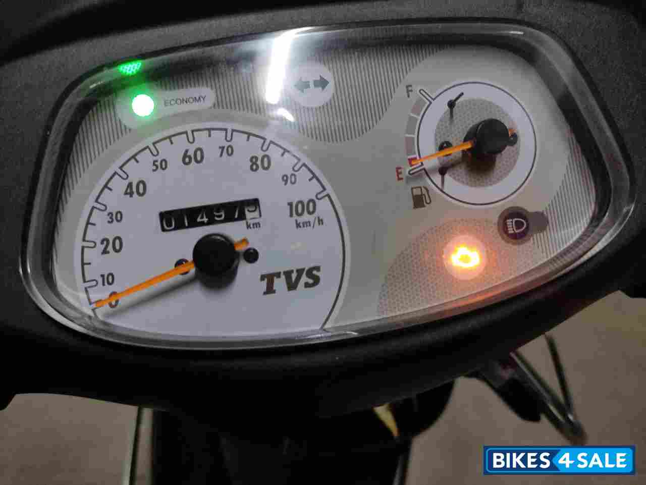 Top Frost Black TVS Scooty Pep Plus BS6