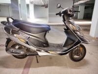 Top Frost Black TVS Scooty Pep Plus BS6
