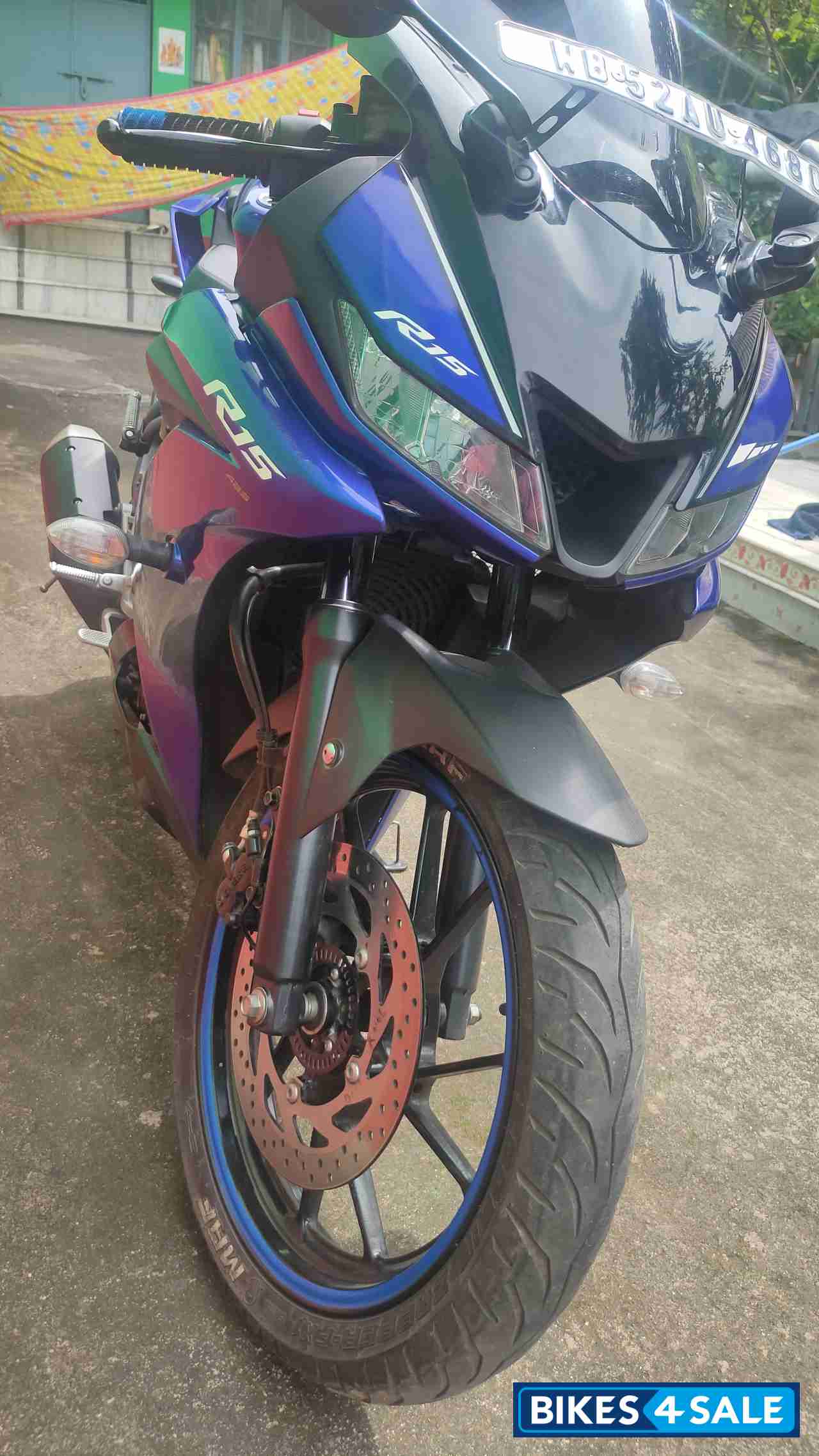 Deep Purplish Blue Yamaha YZF R15 V3
