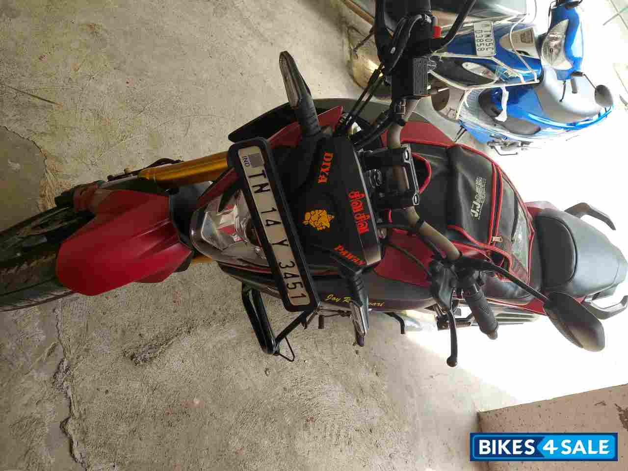 Matt Red Honda Hornet 2.0