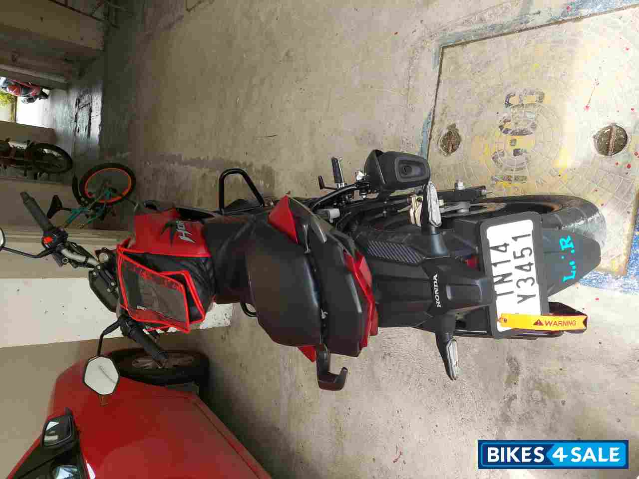 Matt Red Honda Hornet 2.0