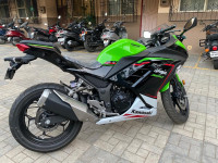 Green Kawasaki Ninja 300 BS6