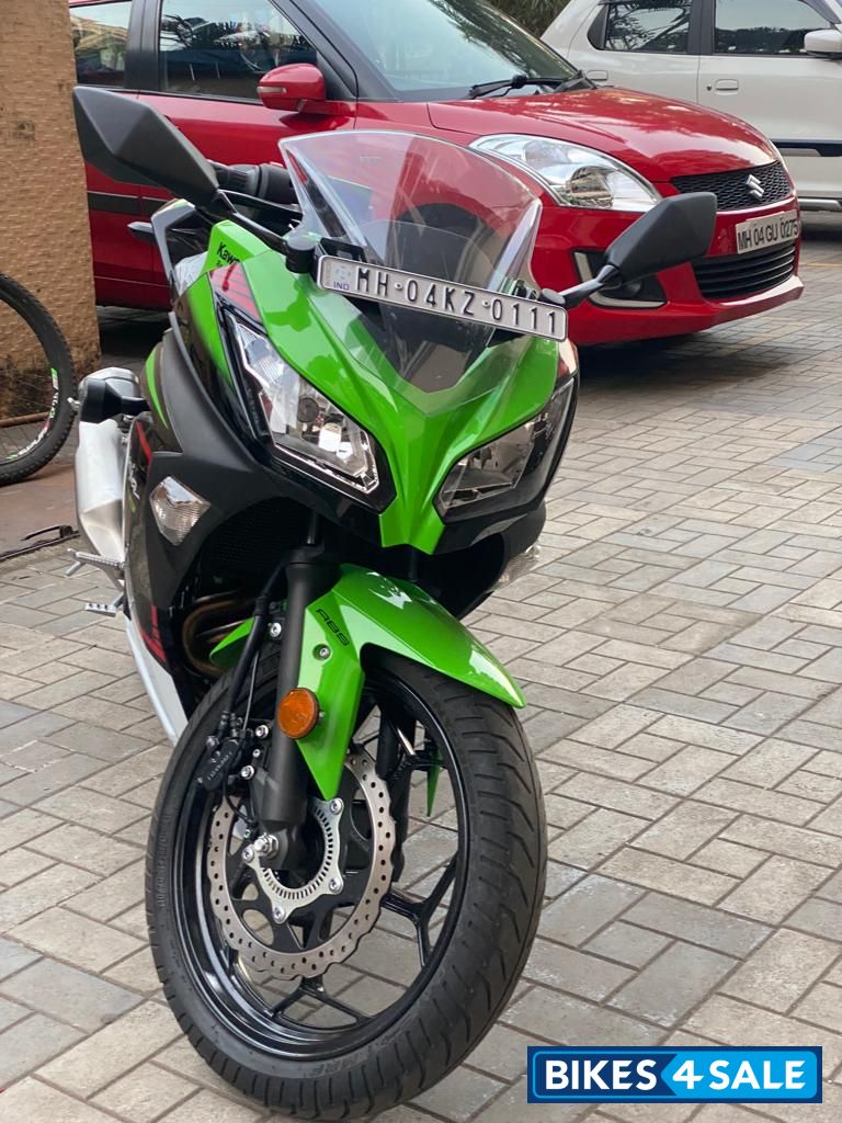 Green Kawasaki Ninja 300 BS6
