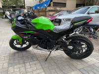 Green Kawasaki Ninja 300 BS6