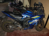 Blue Suzuki Gixxer SF