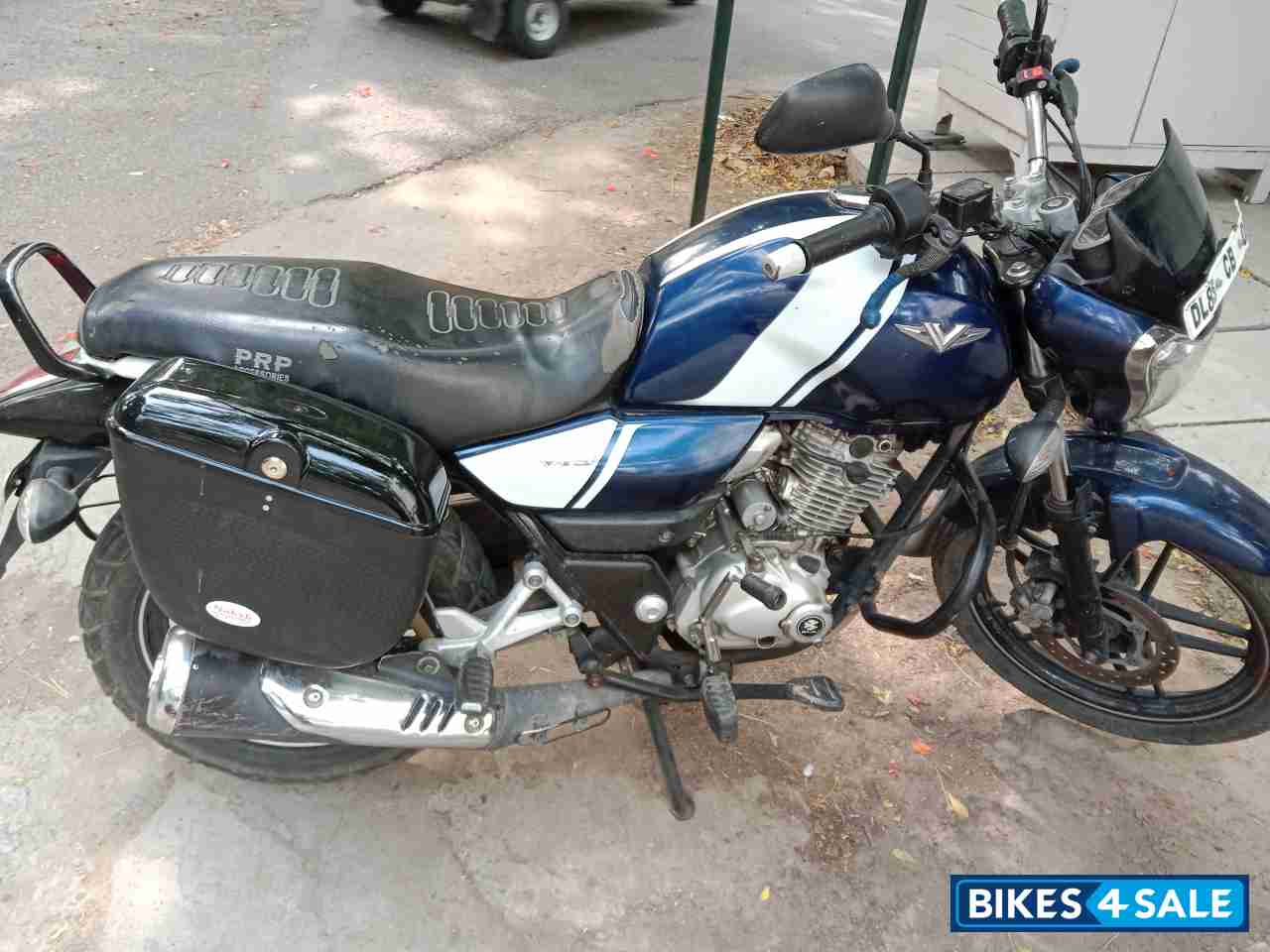 Blue White Bajaj V15