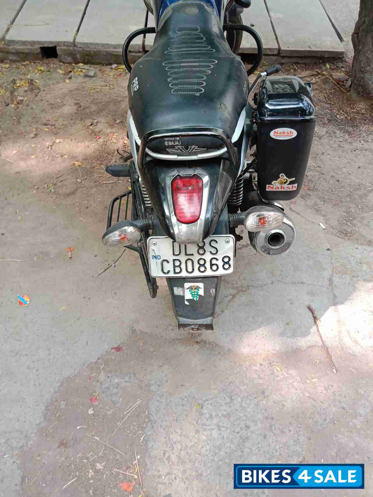 Blue White Bajaj V15