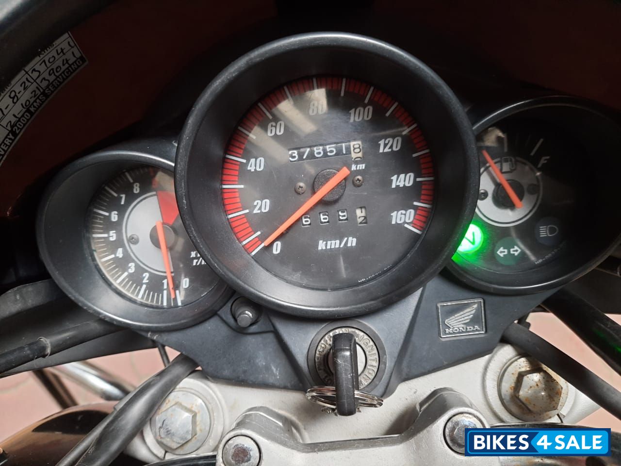 Black Honda CB Unicorn