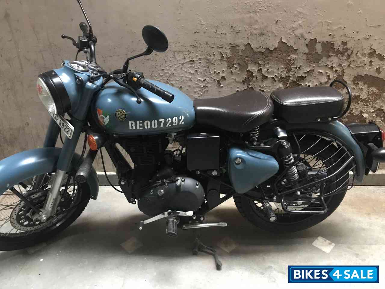 Air Borne Blue Royal Enfield Classic Signals Airborne Blue