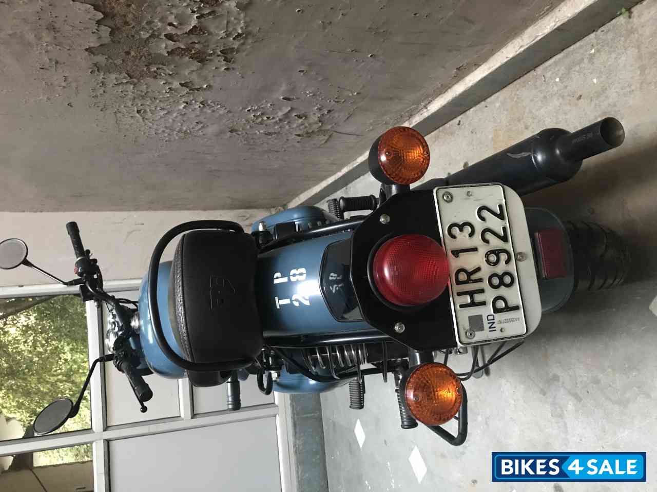 Air Borne Blue Royal Enfield Classic Signals Airborne Blue