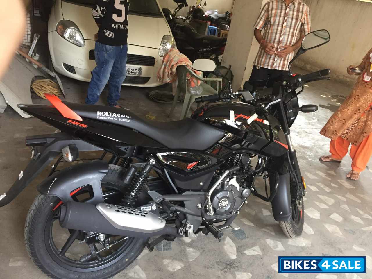 Red Black Bajaj Pulsar 125 Neon