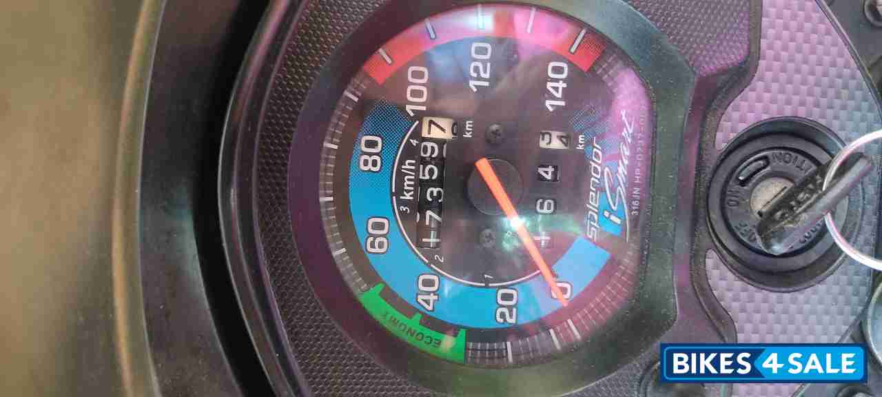 Green And Black Hero Splendor iSmart