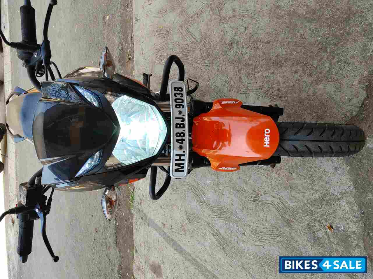 Dual Tone- Orange And Grey Hero Xtreme 200R