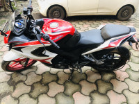 Red And White Bajaj Pulsar RS 200 ABS