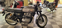Silver Royal Enfield Interceptor 650 Twin