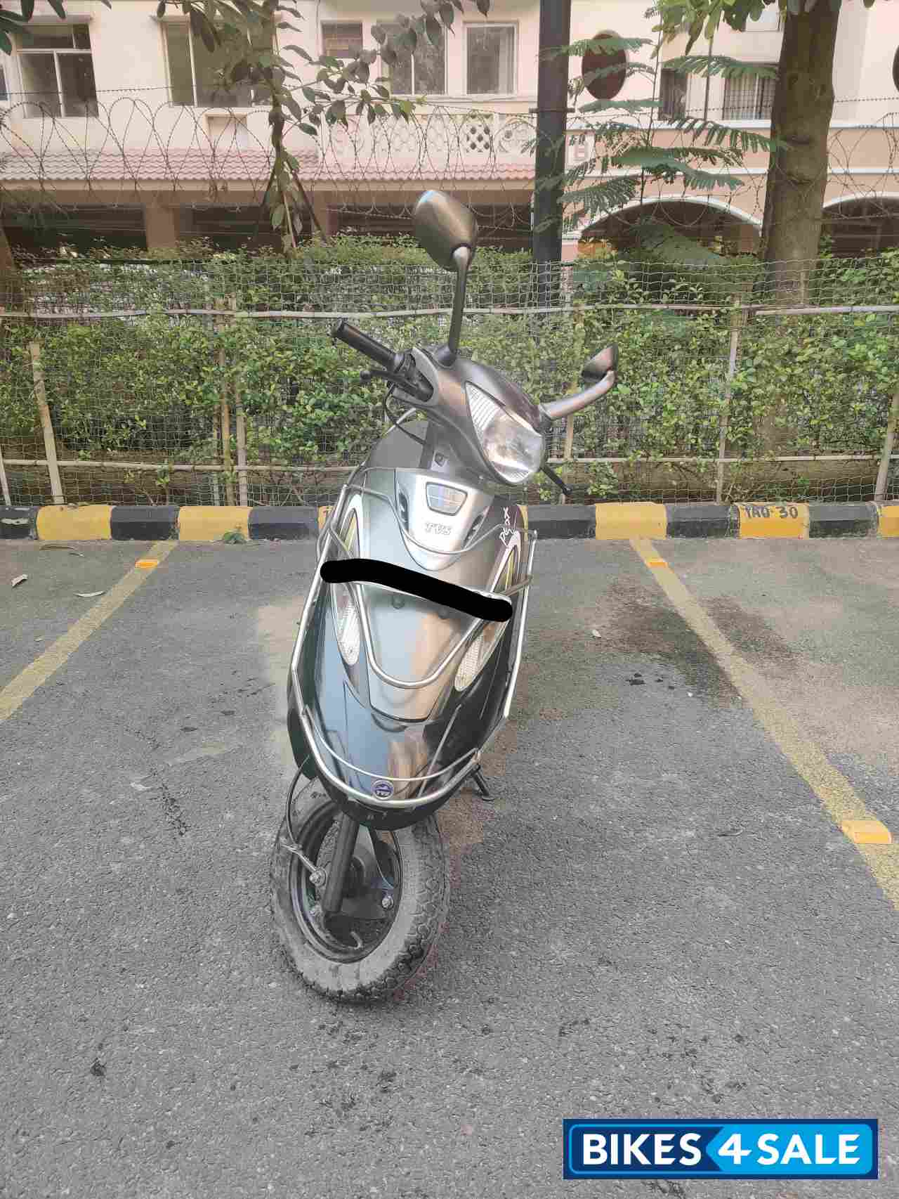 Black TVS Scooty Pep Plus