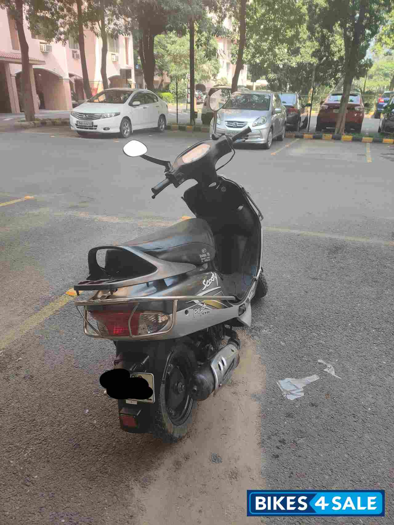 Black TVS Scooty Pep Plus