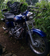 Blue Royal Enfield Bullet 350