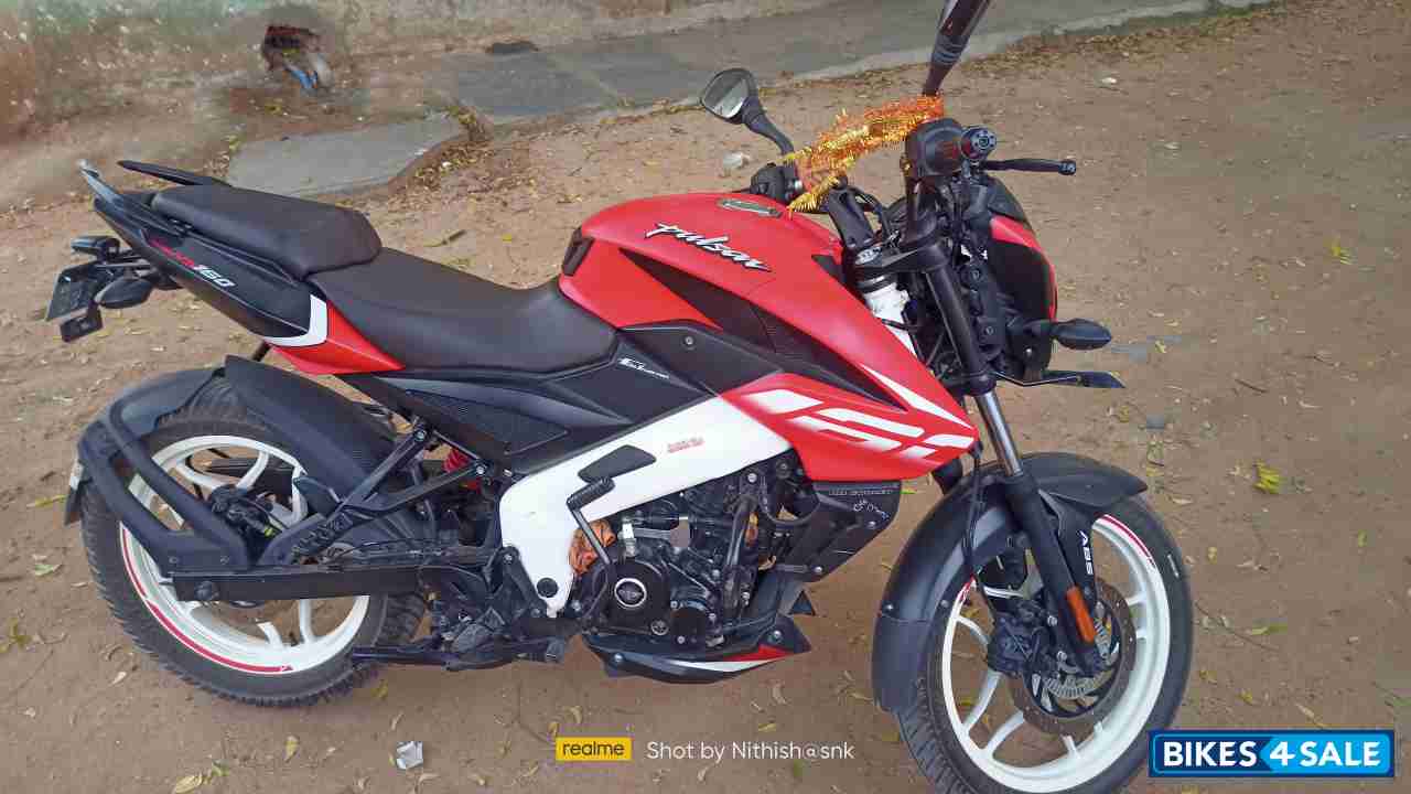 Matte Red Finish Bajaj Pulsar NS 160