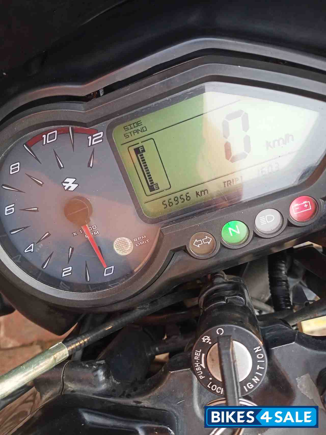Midnight Black Bajaj Pulsar 150 DTSi