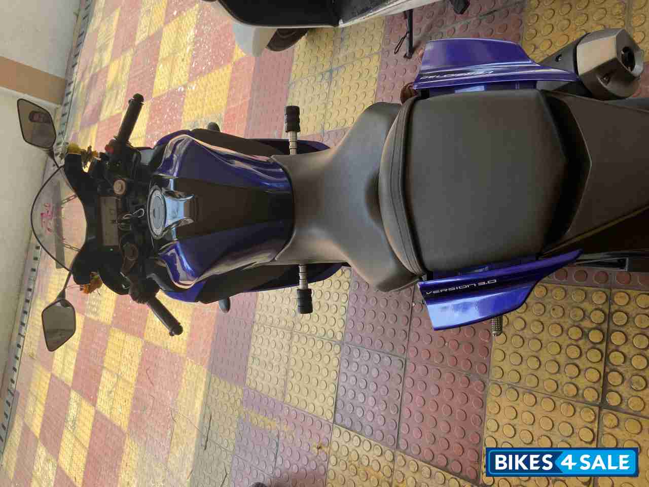 Blue Yamaha YZF R15 V3