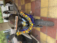 Blue Yamaha YZF R15 V3