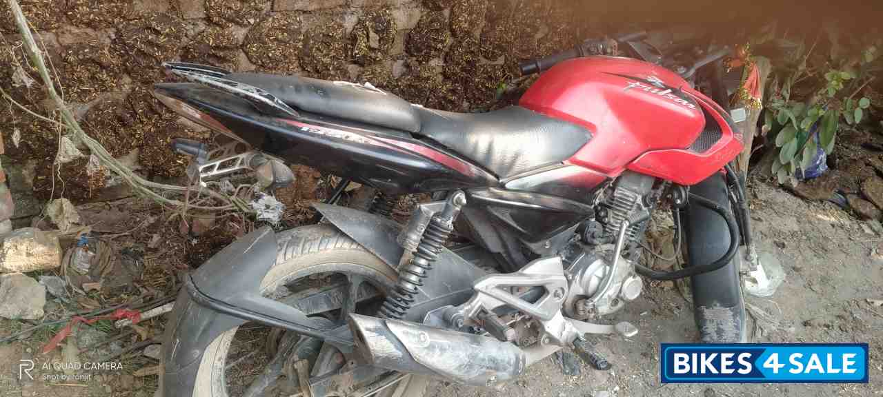 Red And Black Bajaj Pulsar 135LS