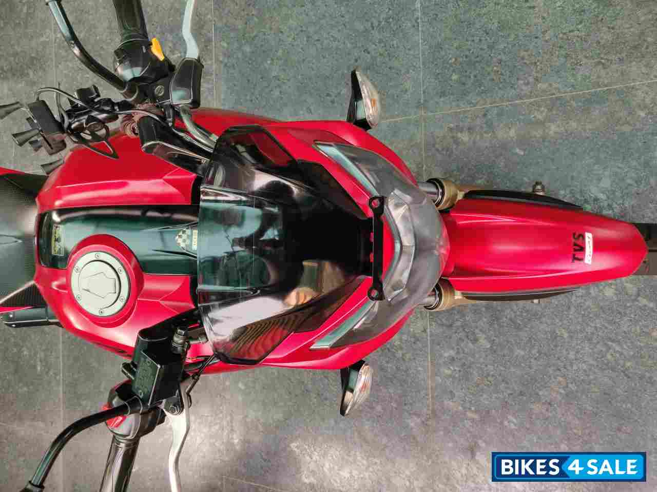 Syrah Red TVS Apache RTR 200 4V