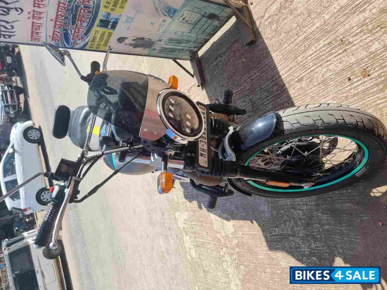 Downtown Drag Grey Royal Enfield Interceptor Downtown Drag Grey