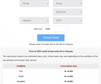 Gray Honda Activa 5G