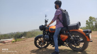 Orange Black Royal Enfield Classic 350 2021
