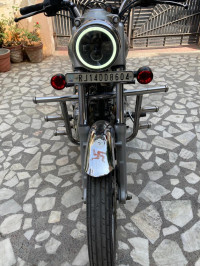 Silver Royal Enfield Bullet Electra Twinspark