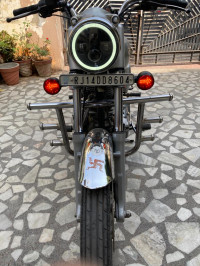 Silver Royal Enfield Bullet Electra Twinspark