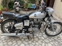 Silver Royal Enfield Bullet Electra Twinspark