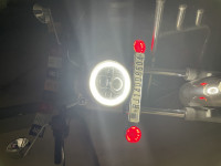 Silver Royal Enfield Bullet Electra Twinspark