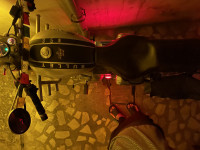 Silver Royal Enfield Bullet Electra Twinspark